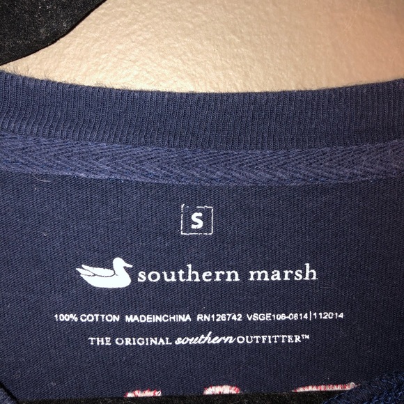 Navy & Red Plaid Rebecca Tee - Adult Small - Picture 5 of 5